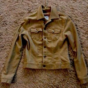 Mint condition tan corduroy Jean jacket